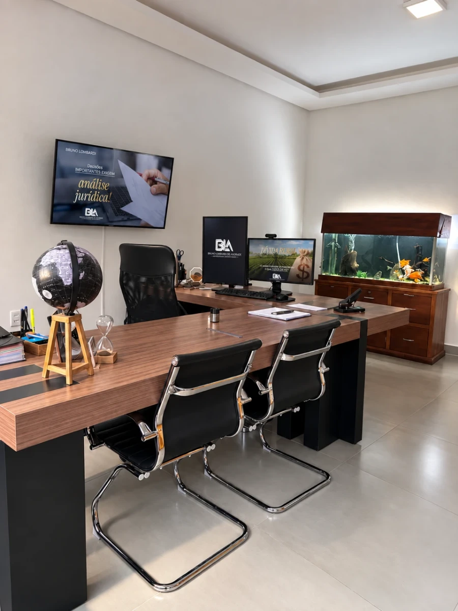 Sala principal, gabinete de Bruno Lombardi de Andrade